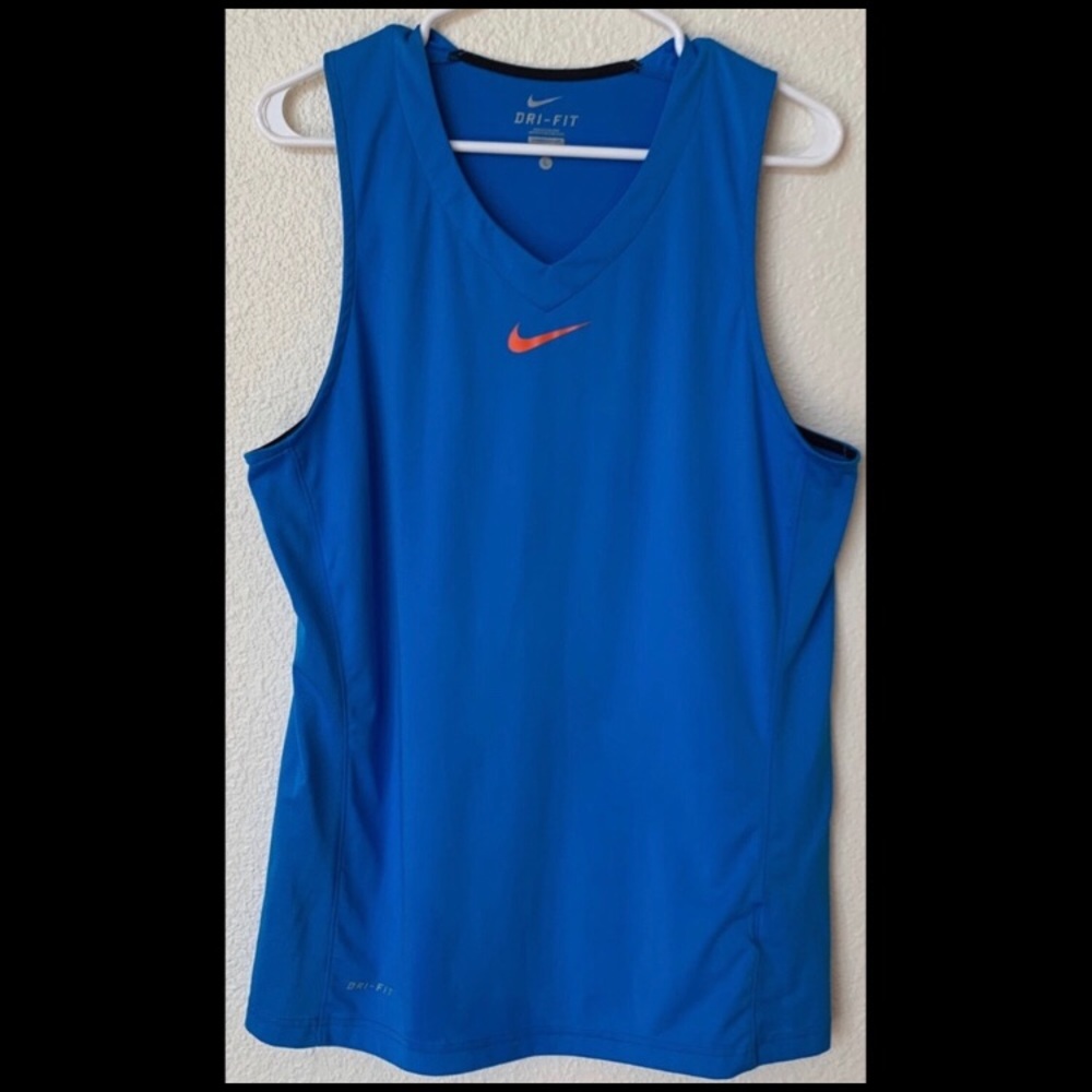 Nike Men’s Tank Top / L / Blue & Orange Basketball NWOT